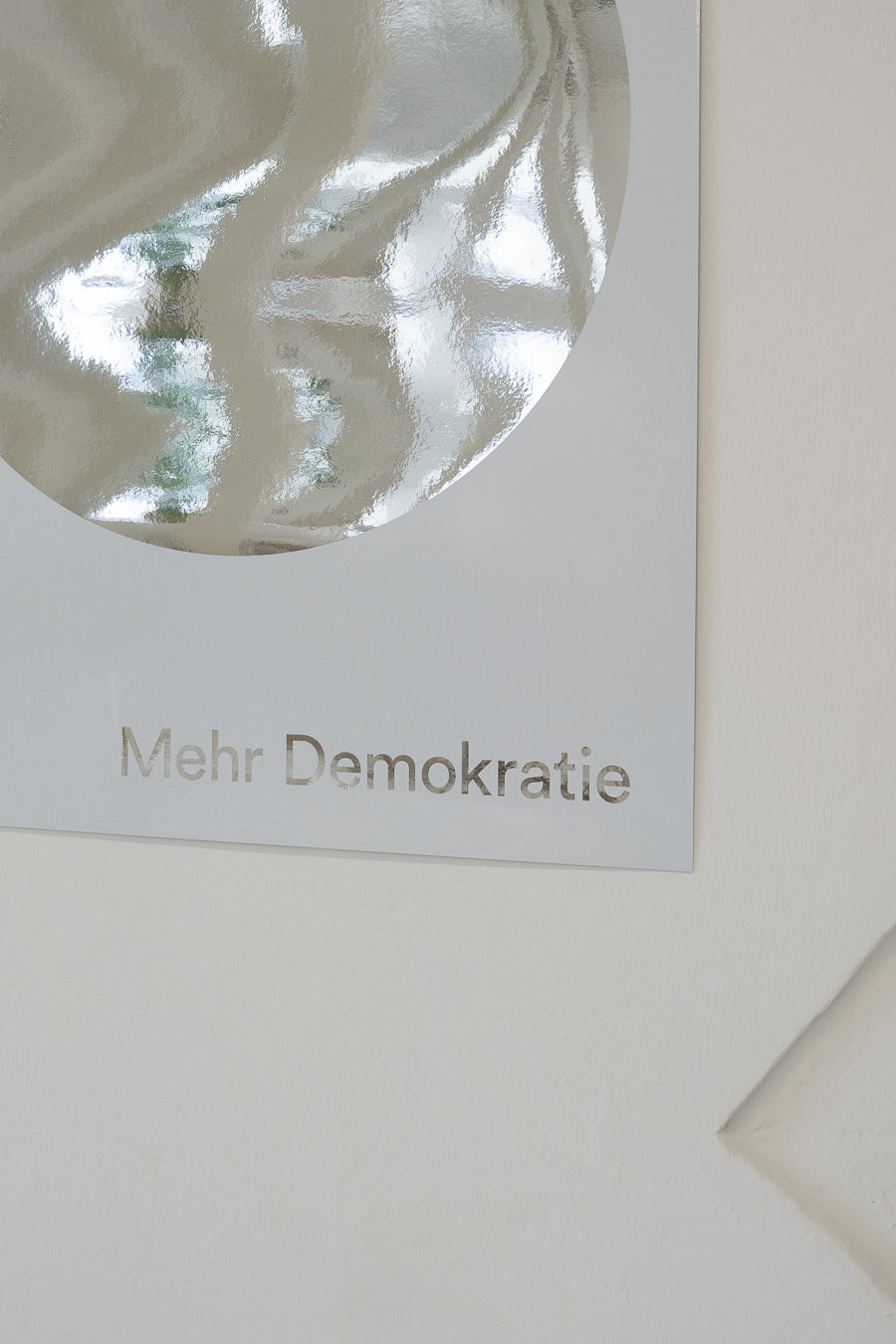 Mehr Demokratie - Das Spiegelplakat